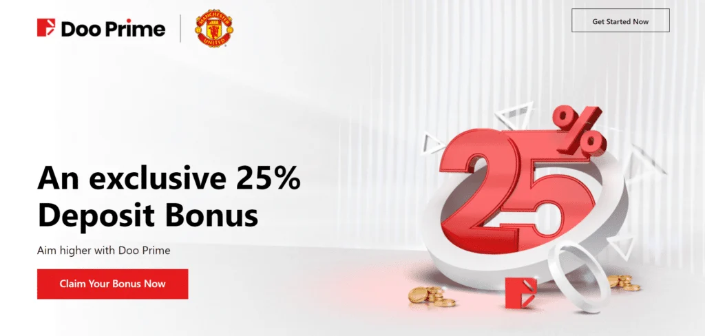 Doo Prime Deposit Bonus 25%